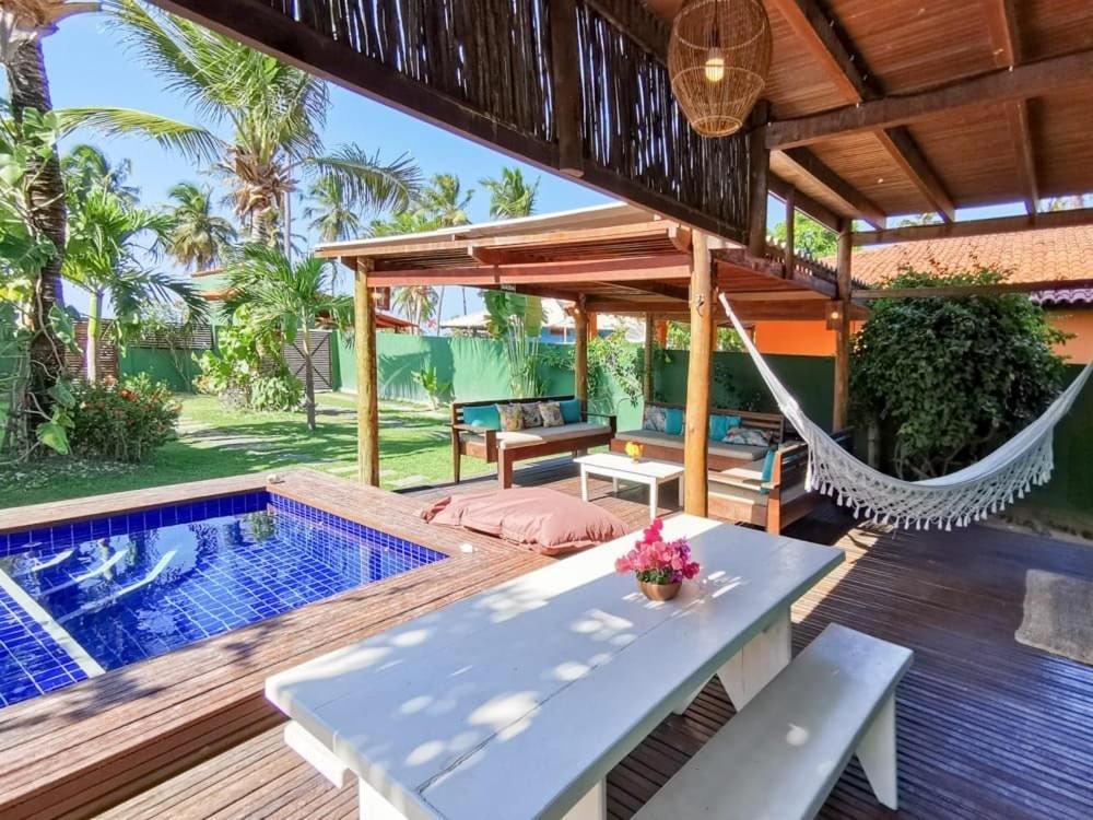La Villa Tropicale Linda Casa Pertinho Do Mar ! 伊卡莱 外观 照片